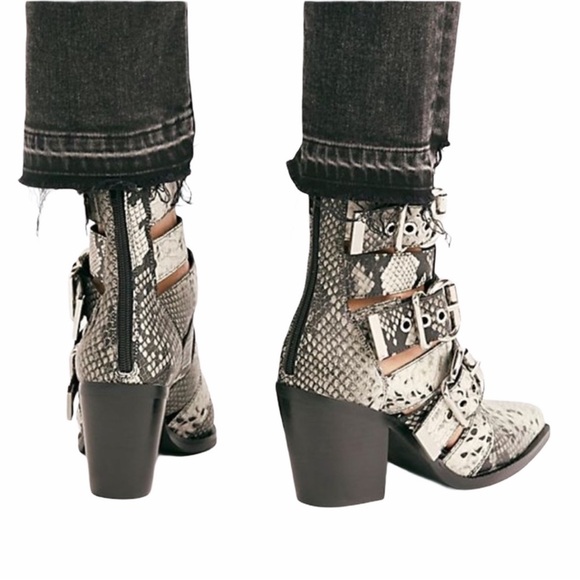 Jeffrey Campbell Buckle Ankle Boot 6 - Picture 2 of 14
